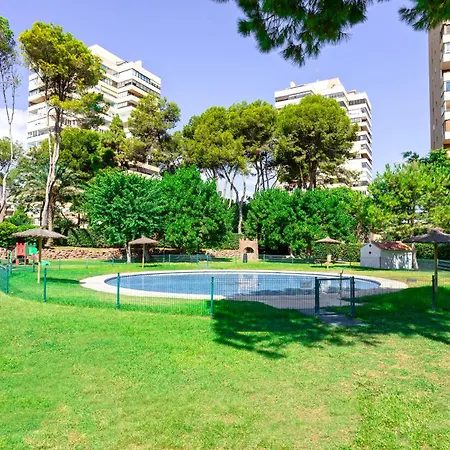 Apartamento Playamar Flat In The With Pool, Tennis And Paddle Court, Gardens Torremolinos